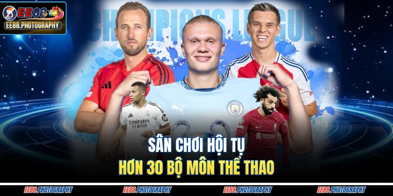 Sân chơi hội tụ hơn 30 bộ môn thể thao